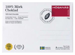 Höganäs tablette 100% cacao pur 70g