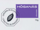 Höganäs tablette de chocolat 60% cacao + réglisse 70g