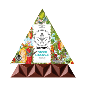 Kamm tablette de chocolat 85% cacao au Gingembre et Lime 60g