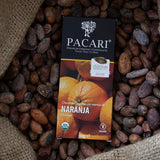 Pacari chocolat 60% Cacao + Orange - 50g