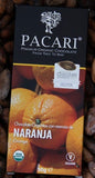 Pacari chocolat 60% Cacao + Orange - 50g