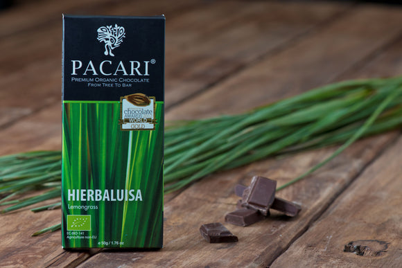 Pacari chocolat 60% Cacao + Citronnelle - 50g