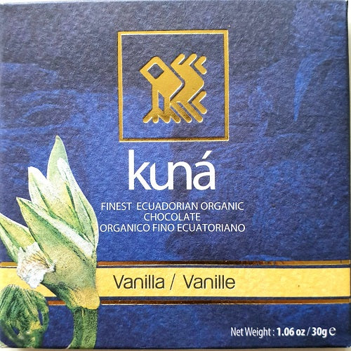 KUNÁ chocolat grand cru 71% cacao BIO et vanille 30g