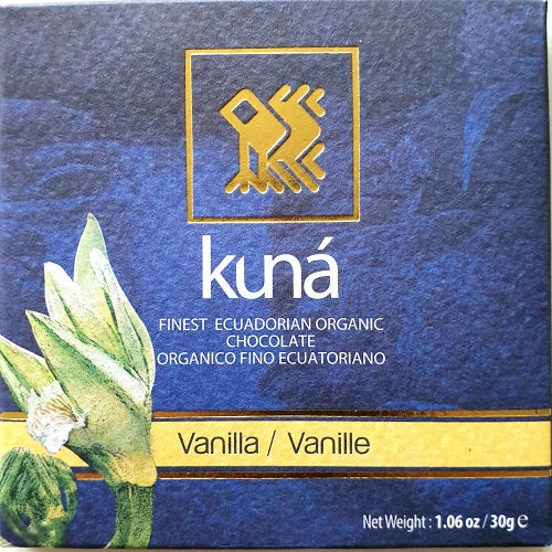 KUNÁ chocolat grand cru 71% cacao et vanille 30g