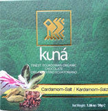 KUNÁ chocolat grand cru 71% cacao + cardamome et sel 30g
