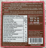 TAVORO chocolat 70% cacao avec verveine, 50g