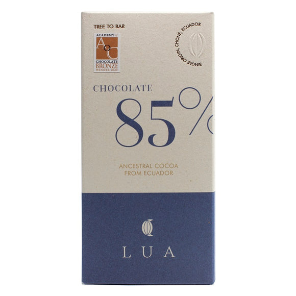 LUA chocolat 85% cacao 50g